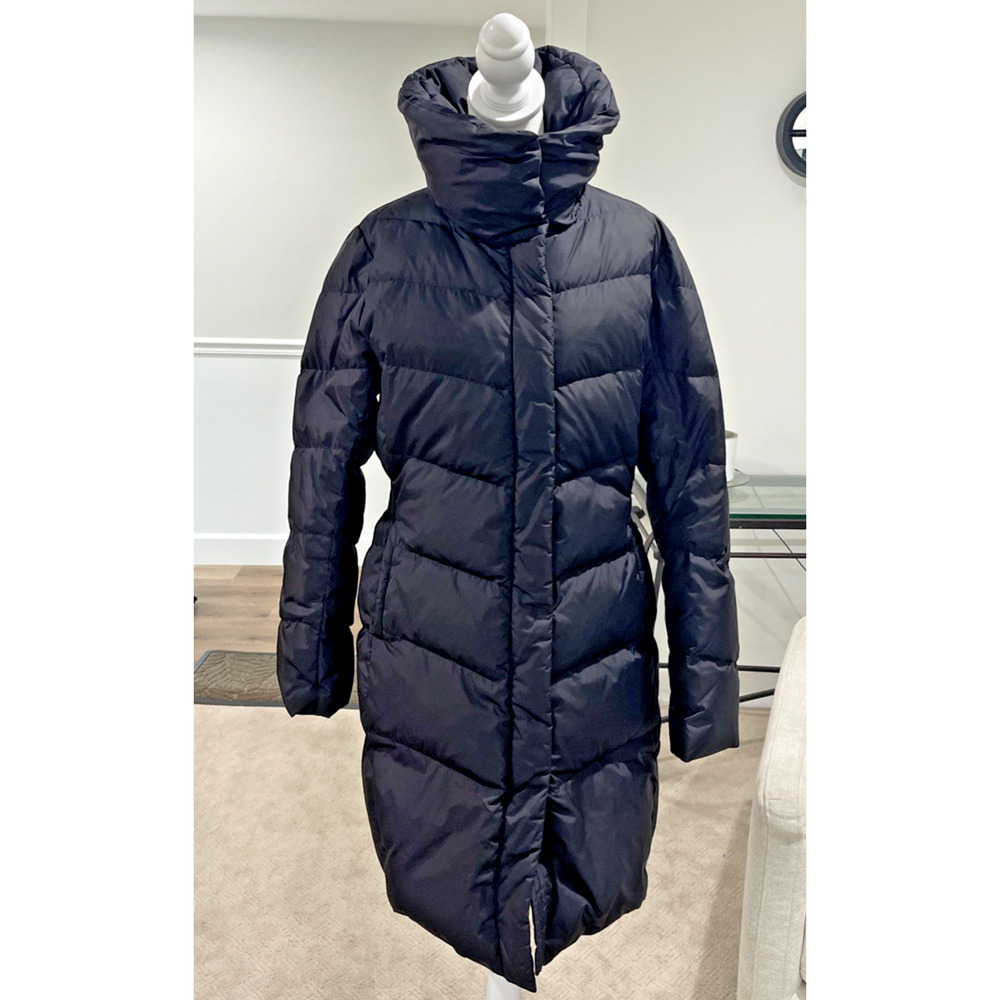 Uniqlo Black Long Puffer Coat